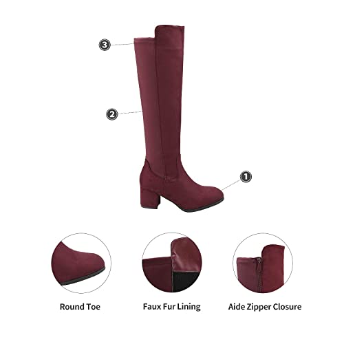Women's Knee High Stretchy Fashion Boots C10681