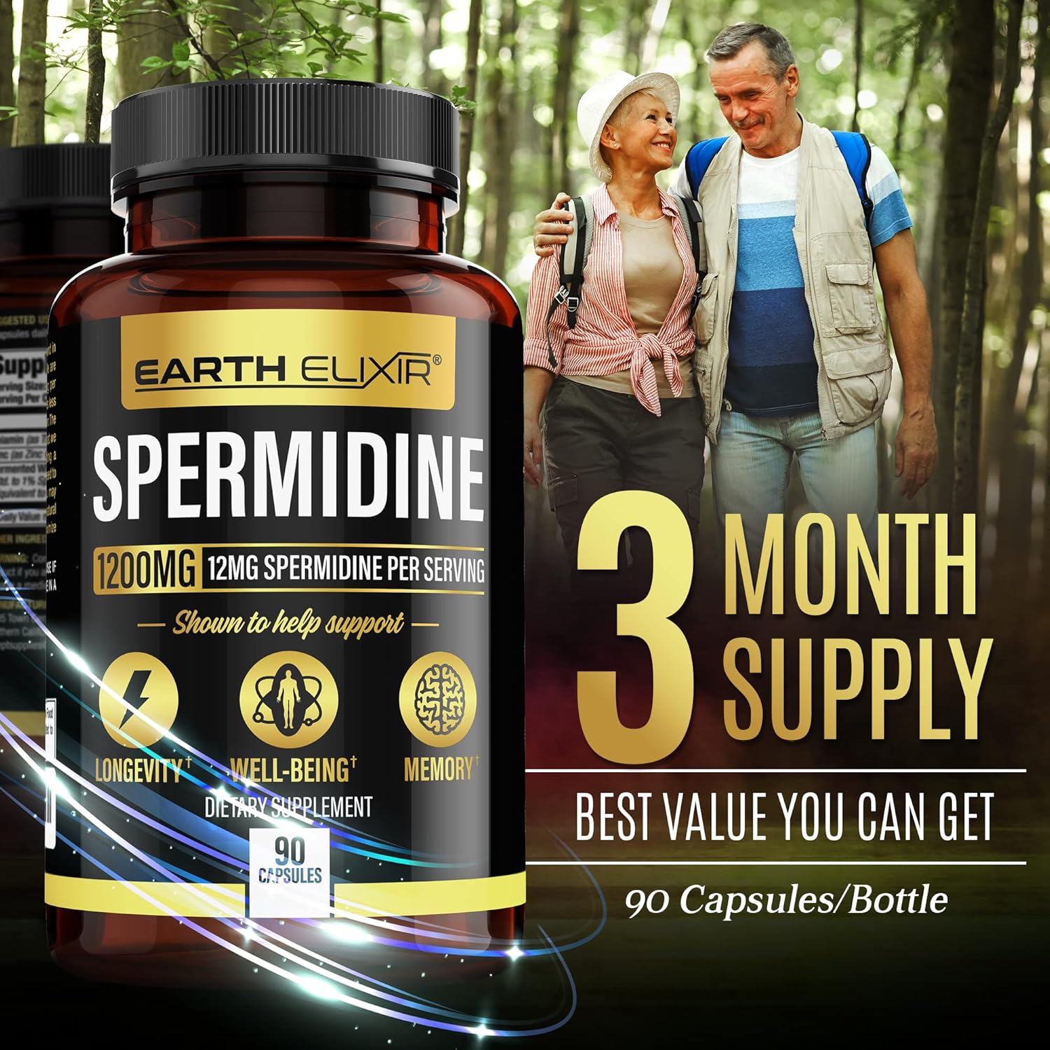 90 Capsules Spermidine Supplements 1200mg O468