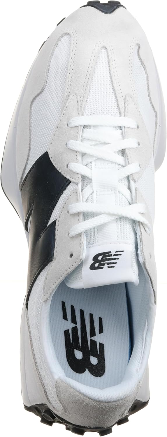 White with Black Men's Sneaker D4600