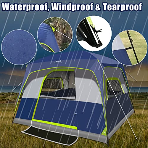 6-Person Instant Cabin Tent with Rainfly B9555