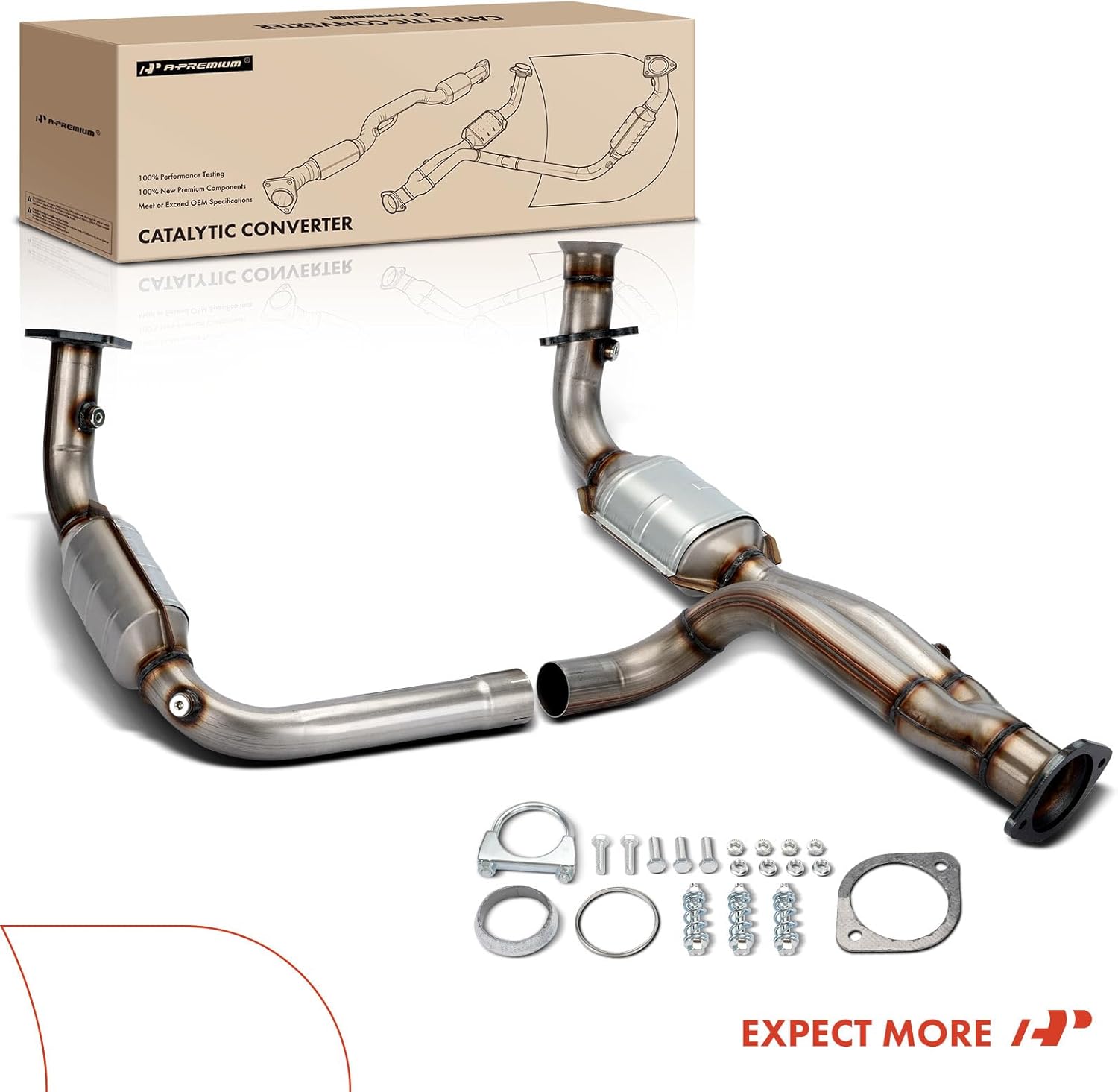Catalytic Converter Kit Direct-Fit 4.3L 4.8L 5.3L A1253