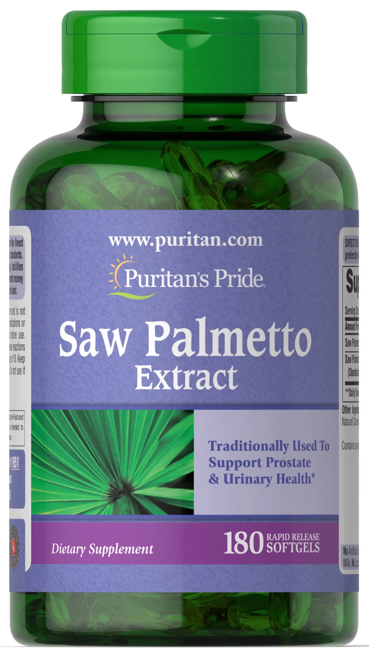 180 Softgels Saw Palmetto Extract Z15201