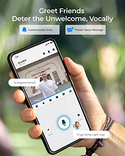 Video Doorbell WiFi Camera Wired 2K Outdoor 5G&2.4G WiFi Wide View Angle Smart Detection Local Storage No Subscription Customized Chime V2 Z7785