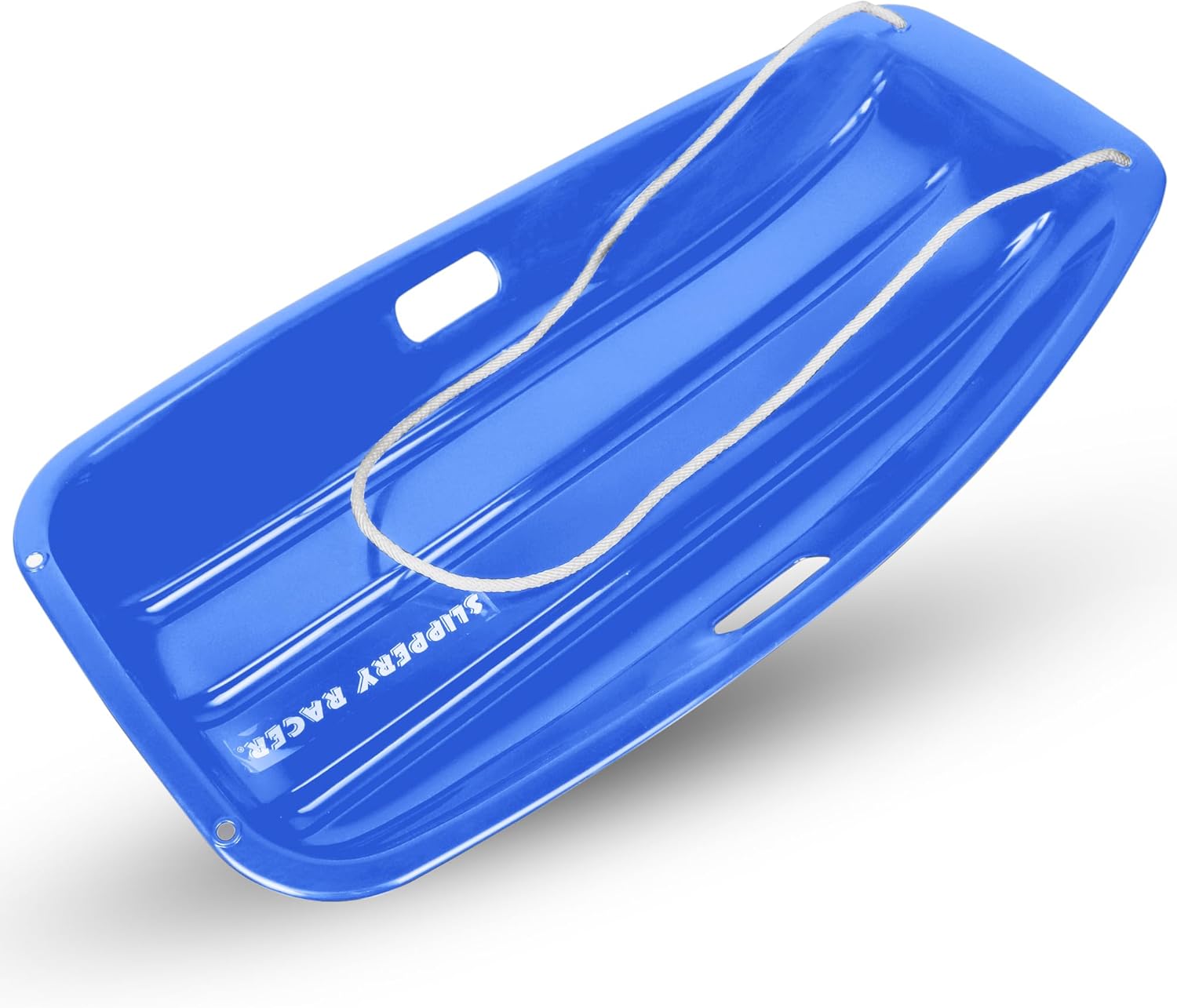 Flexible Plastic Toboggan Snow Sled with Pull Rope W3629
