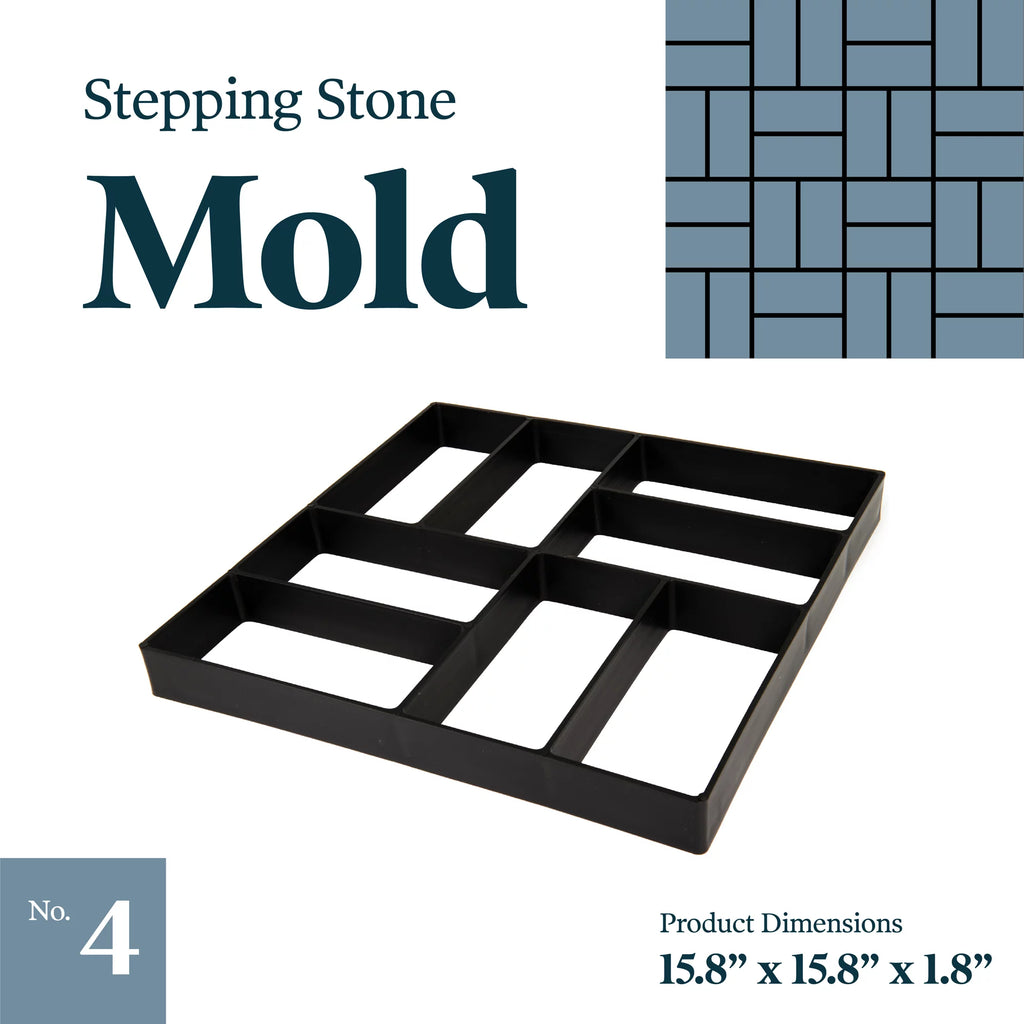 Reusable Concrete Stepping Stone Mold L421221
