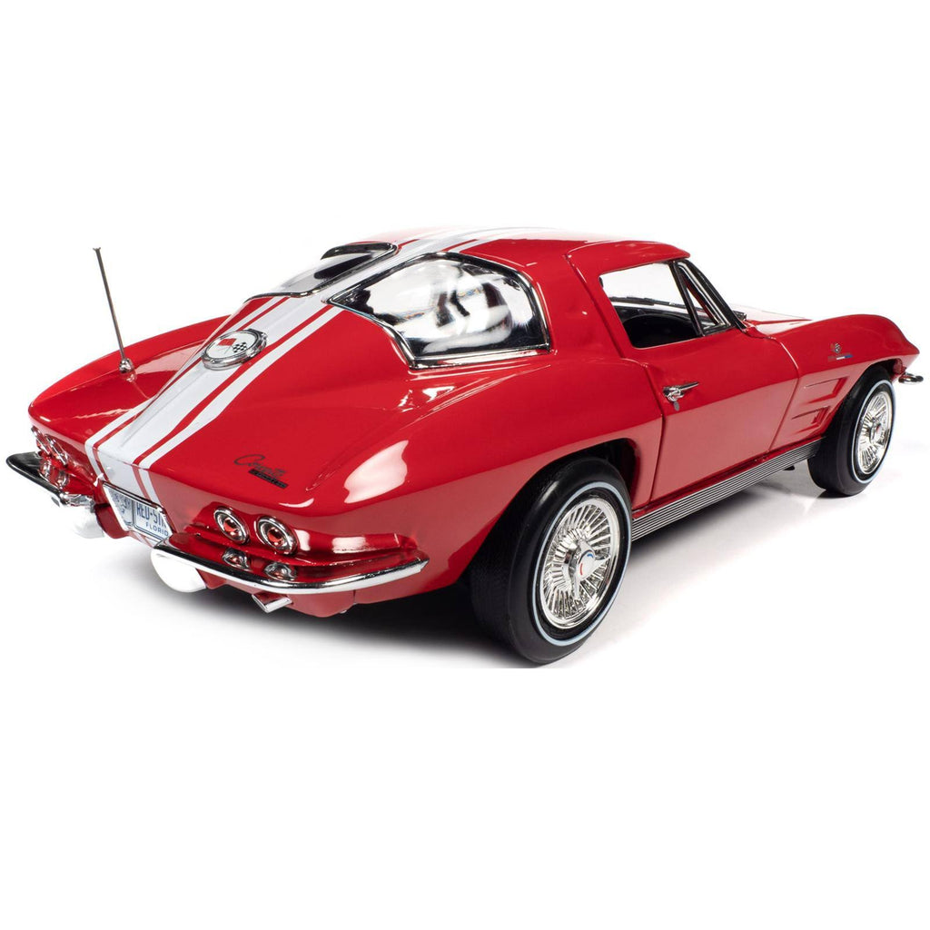Riverside Red with White Stripes 1/18 Diecast Model Car L395524