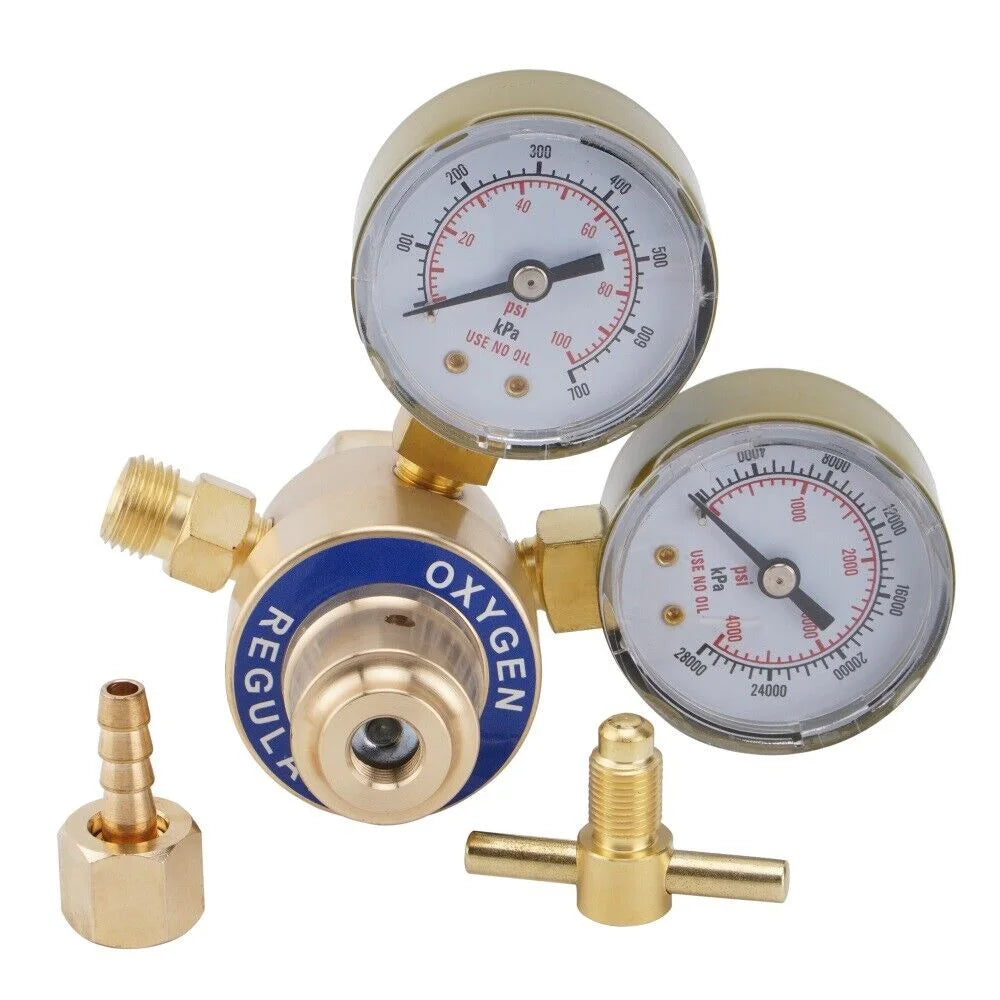 Oxygen and Acetylene Regulators Welding Gas Gauges E86355