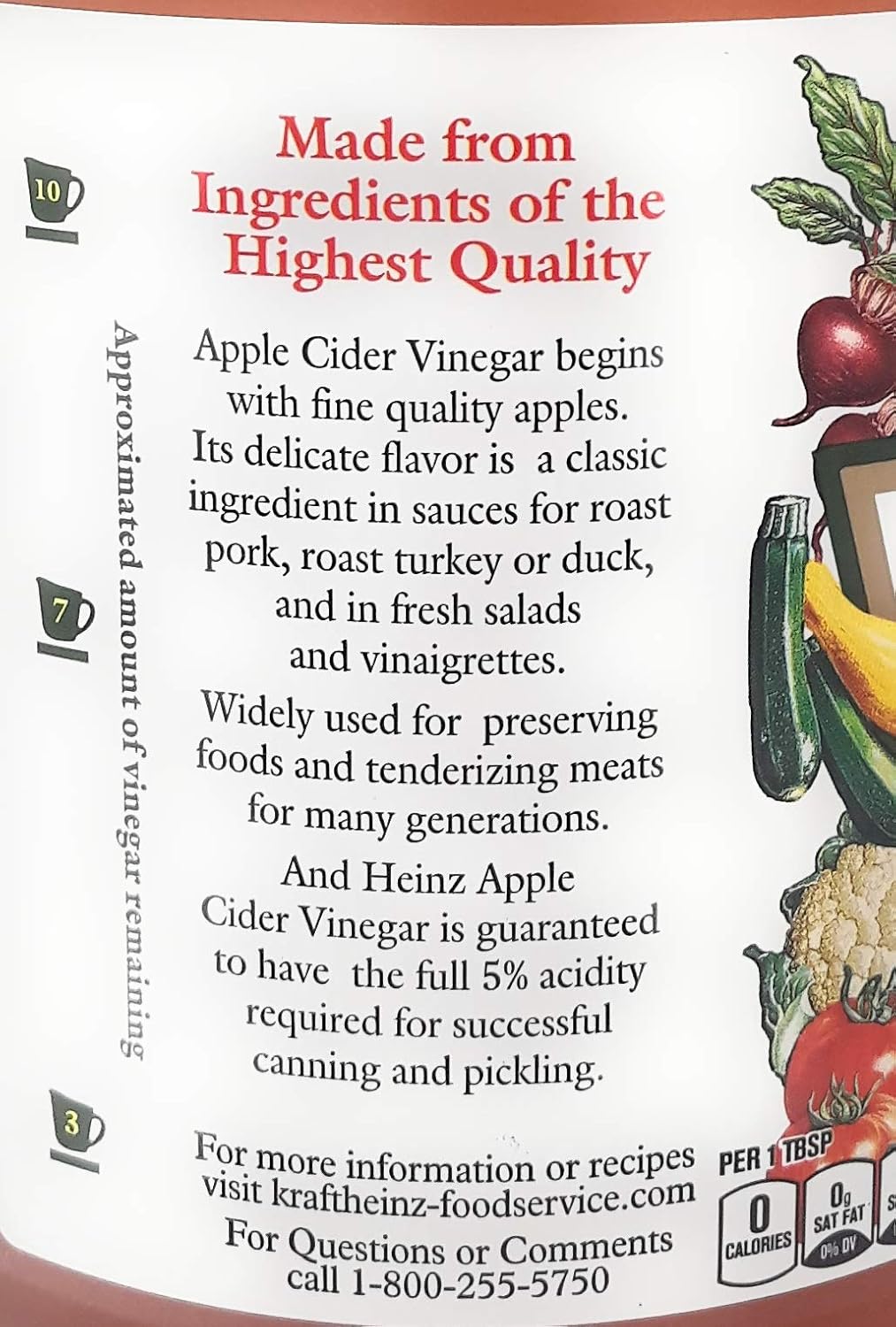 Apple Cider Vinegar (1 Gallon) L638677