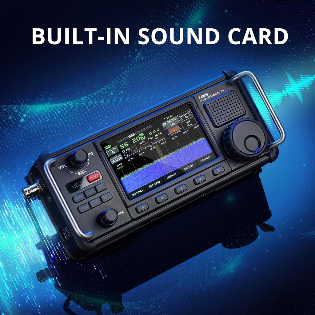 Portable HF Radio Transceiver with 4 LCD Screen H320