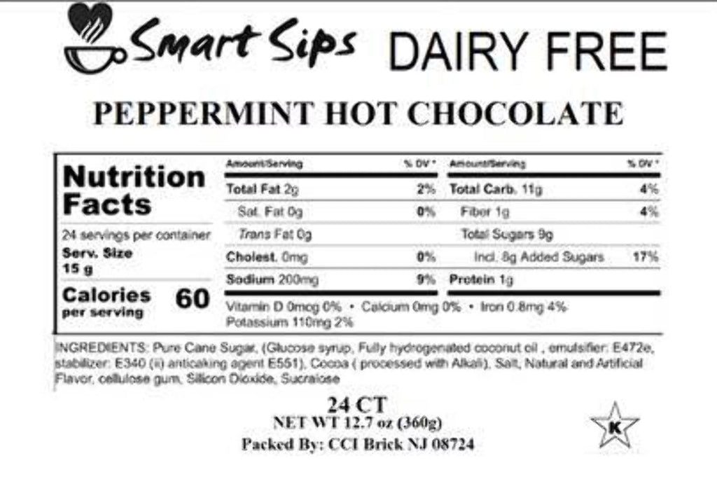 Dairy-Free Peppermint Hot Chocolate Pods W7836