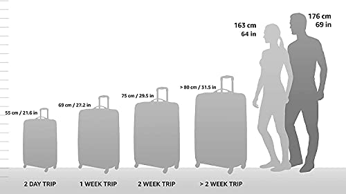 Purple Expandable Carry-on Luggage Set N794