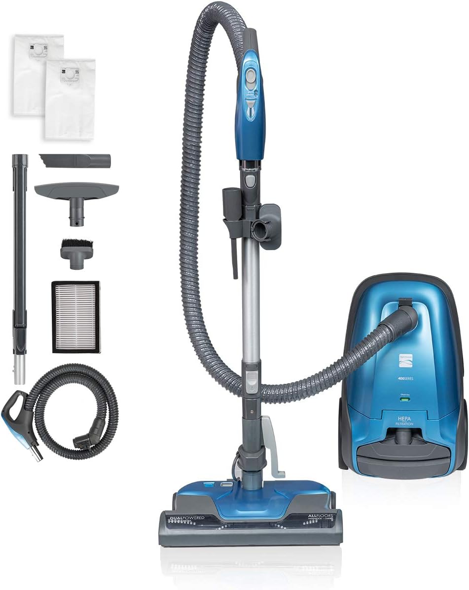 Lightweight Bagged Canister Vacuum Cleaner with HEPA T383974