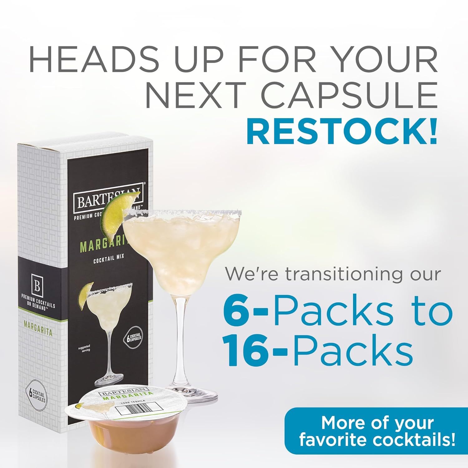 Pack of 6 Cocktail Capsules N812
