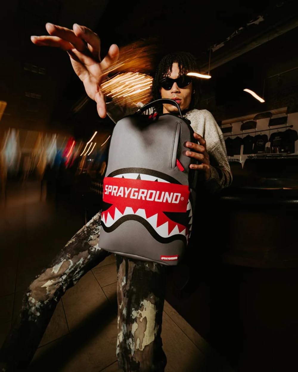 SPRAYGROUND SMASH LOGO NIMBUS DLXSV BACKPACK L78789