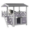 Feral Cat House with Escape Door M1435