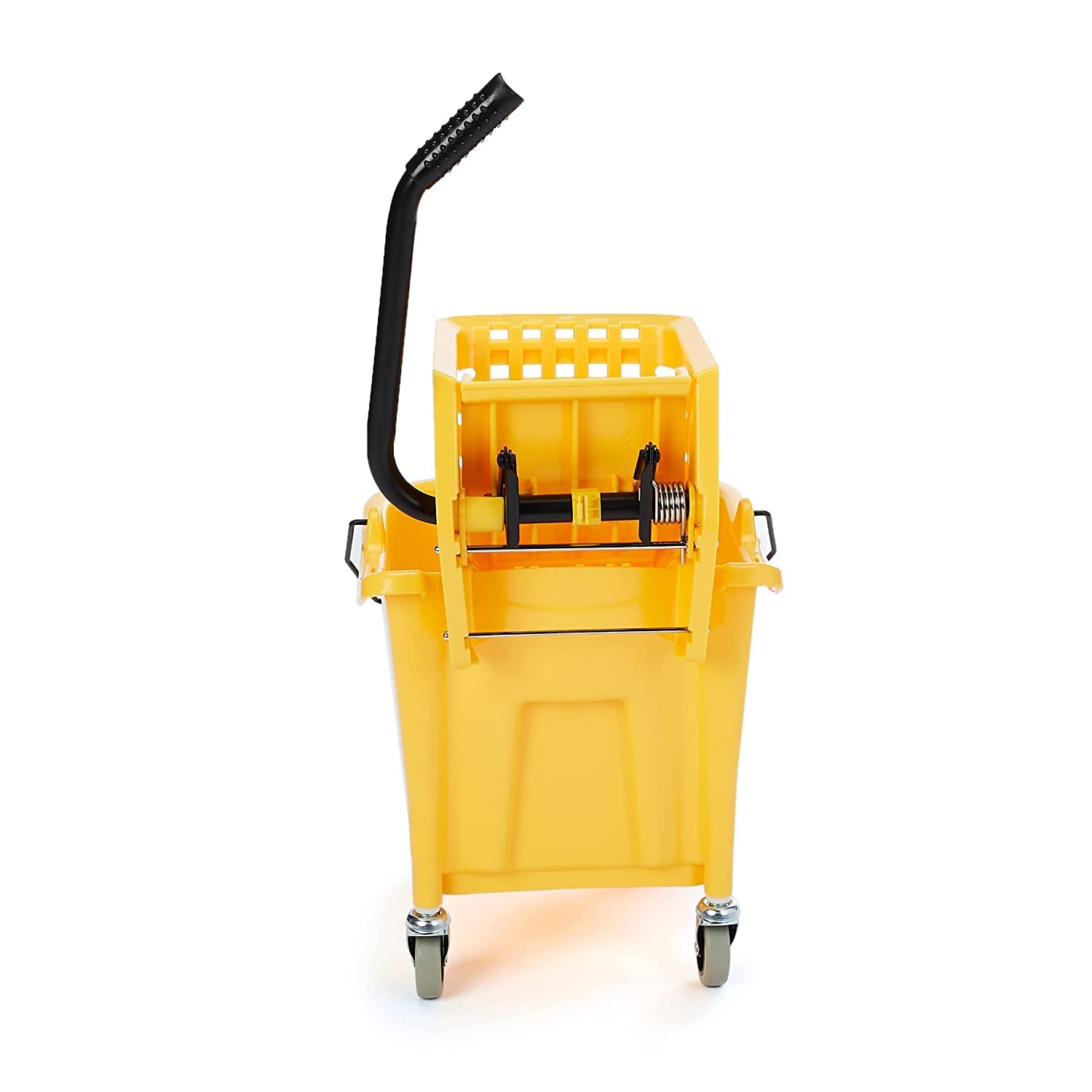 Yellow 35-Quart Mop Bucket on Wheels W50386