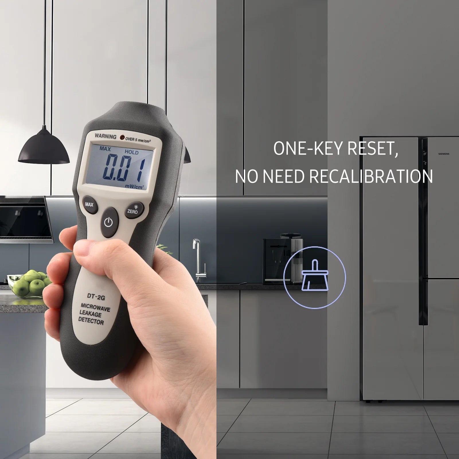 Handheld Microwave Leakage Detector with Digital LCD Display P2818