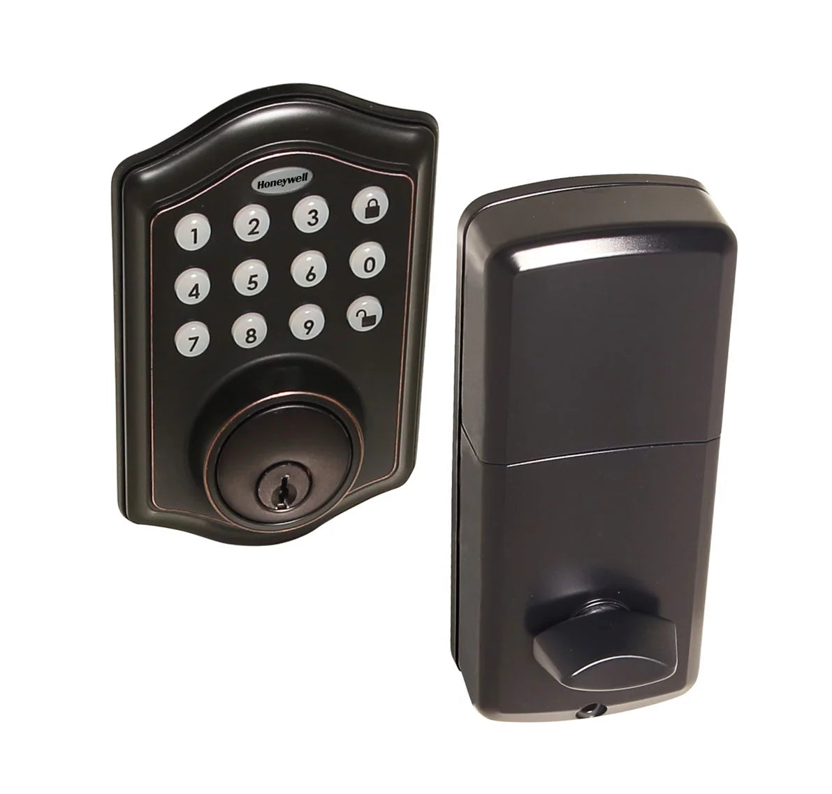 Oil Rubbed Bronze Electronic Entry Deadbolt P175