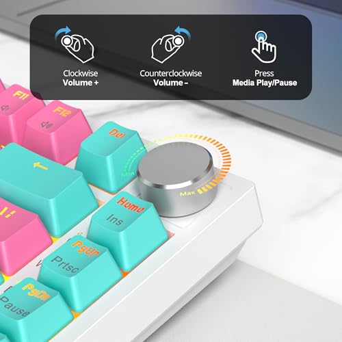 Wireless Creamy Mechanical Keyboard V517851