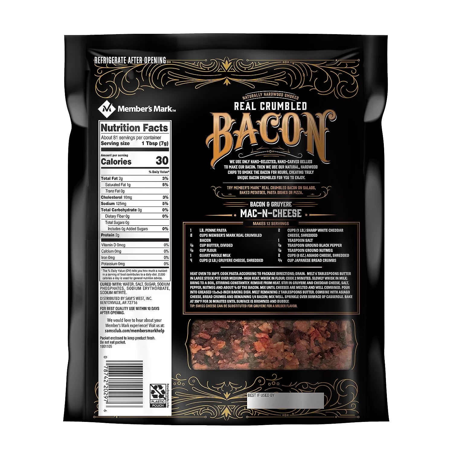 20 Oz Crumbled Bacon I393720