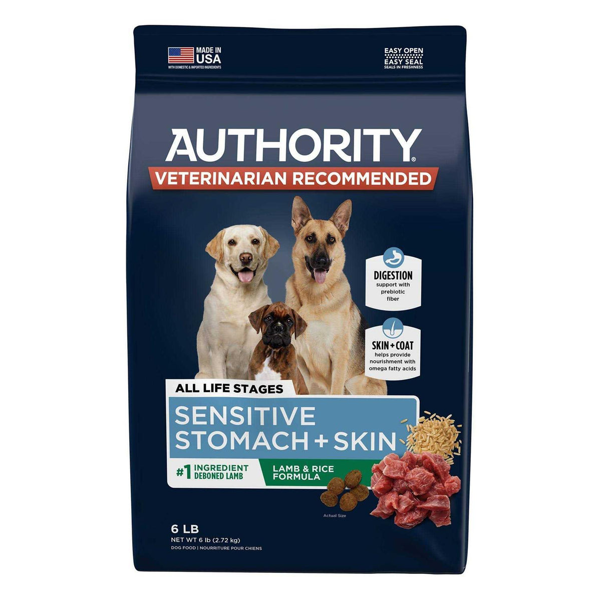 Sensitive Stomach and Skin Dry Dog Food K837181