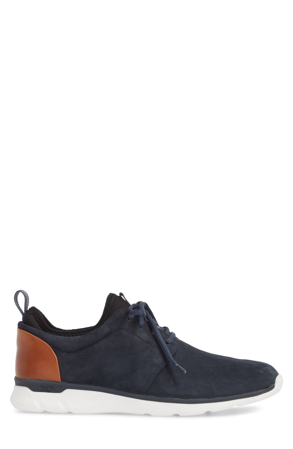 Navy Nubuck Plain Toe Shoes Y44973