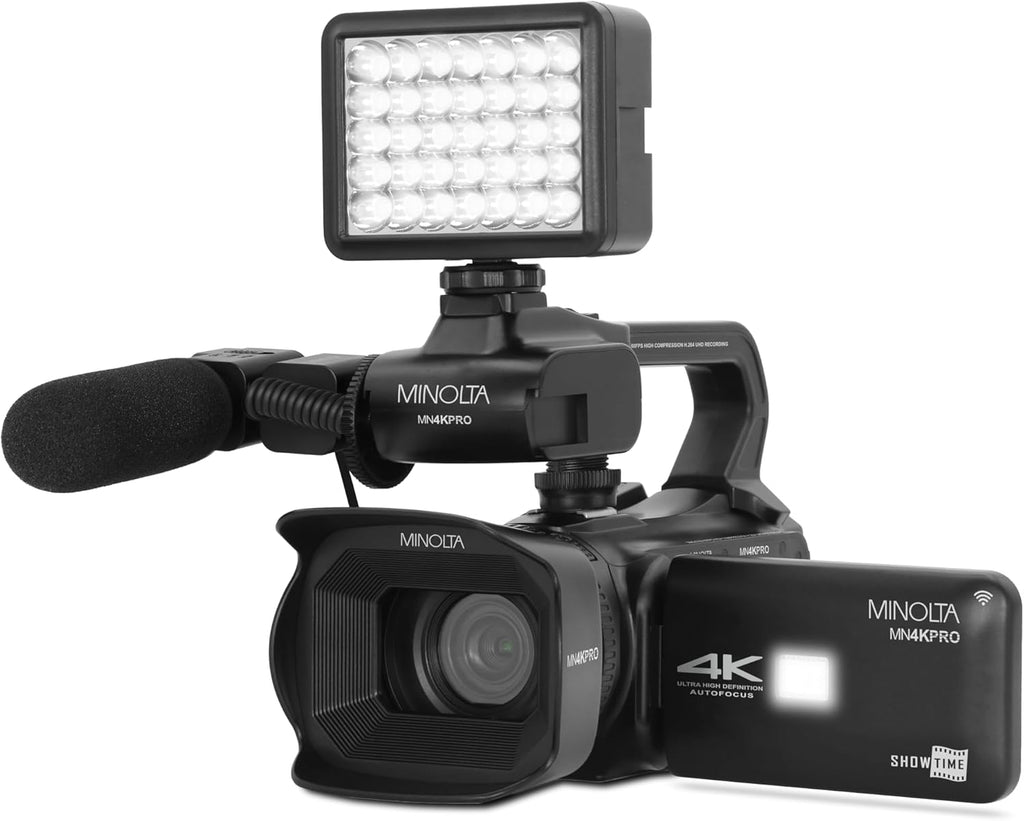 4K60FPS Ultra HD 64 MP Autofocus Camcorder Kit T559