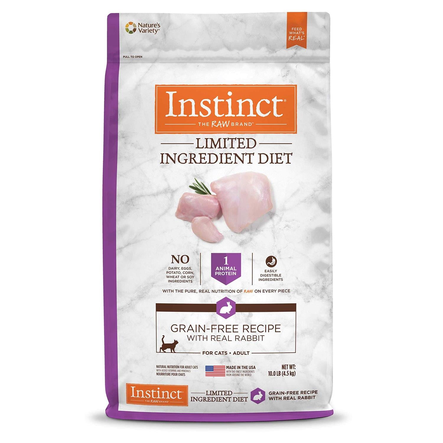 Grain-Free Dry Cat Food with Real Rabbit O83299