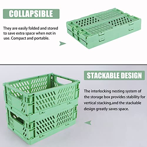 2-Pack Blue Collapsible Plastic Baskets H477