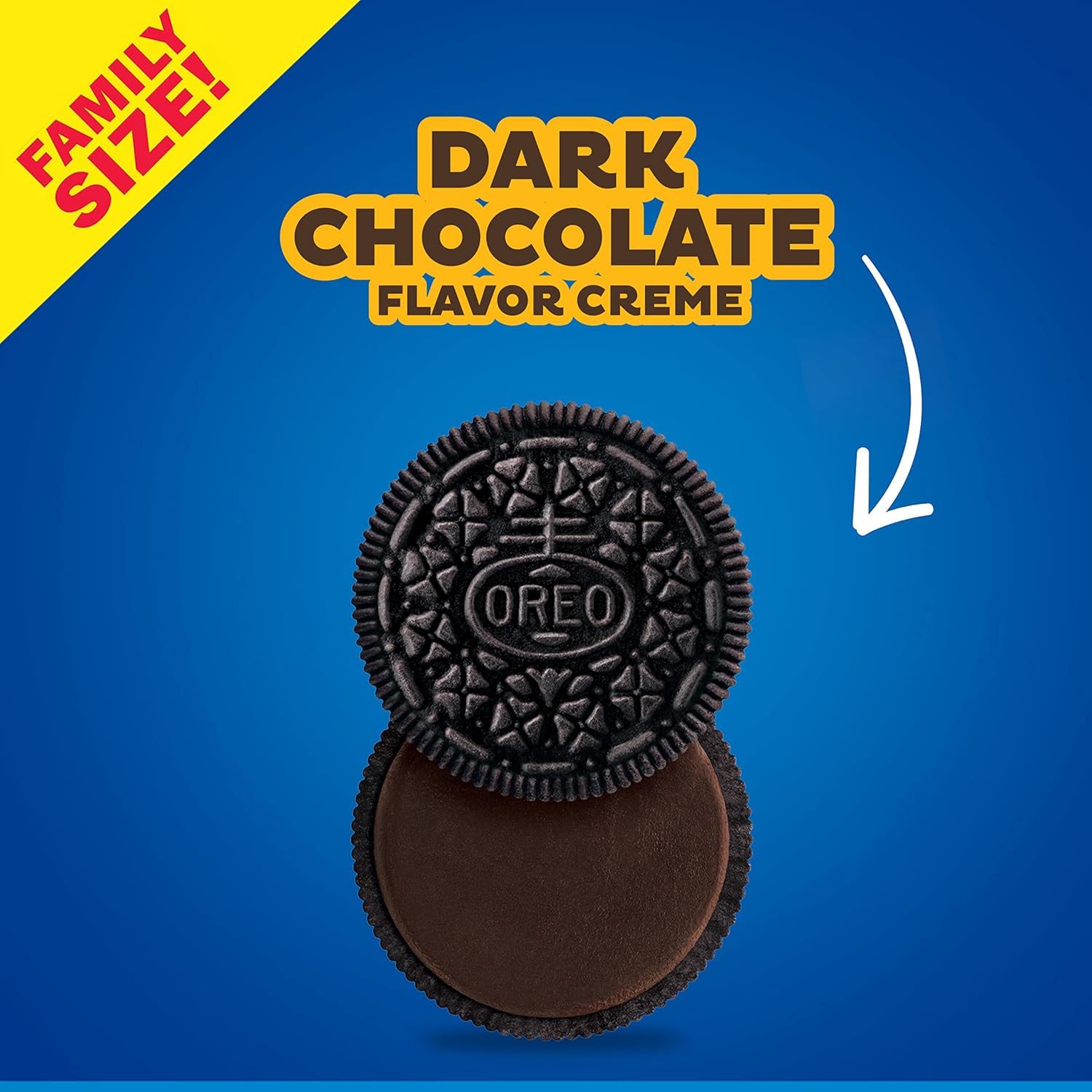 Dark Chocolate Creme Chocolate Sandwich Cookies, Family Size, 12 - 17 oz Packs F802