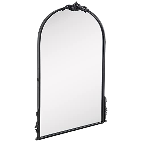 Gold Wall Arch Mirror with MDF Back L497
