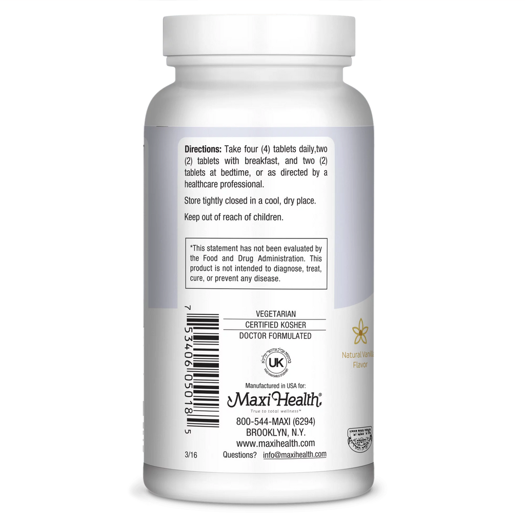 Chewable Calcium Complex Tablets, 180 Ct W434