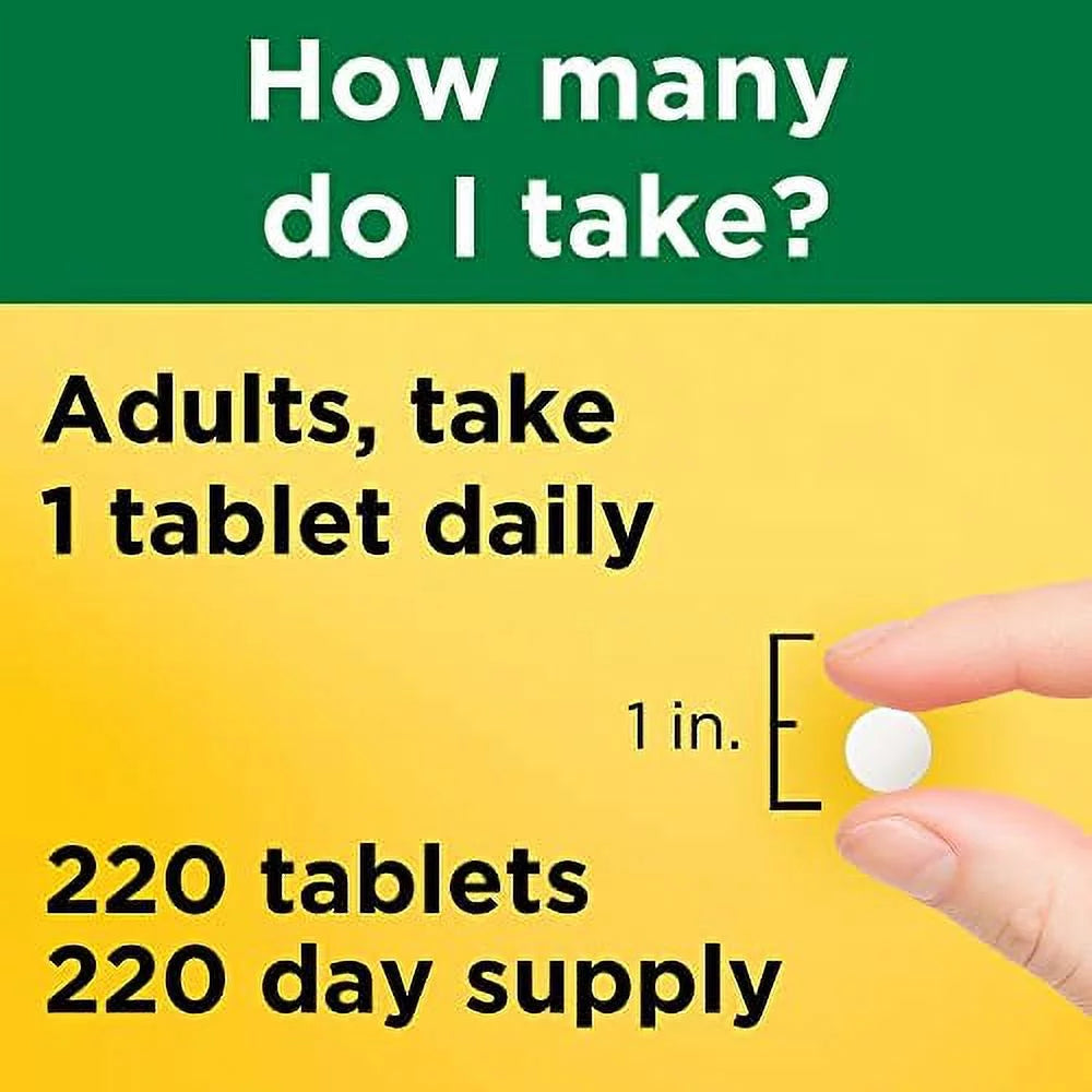 220 Tablets Vitamin D3 2000 IU Dietary Supplement K8383