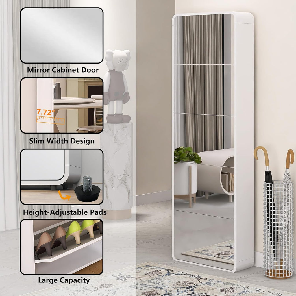 5 Tier Shoe Cabinet with Flip Drawers H5411