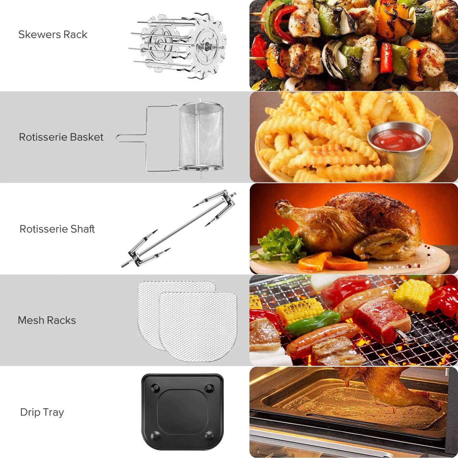 Black 12.7 Qt Digital Air Fryer Oven T3185
