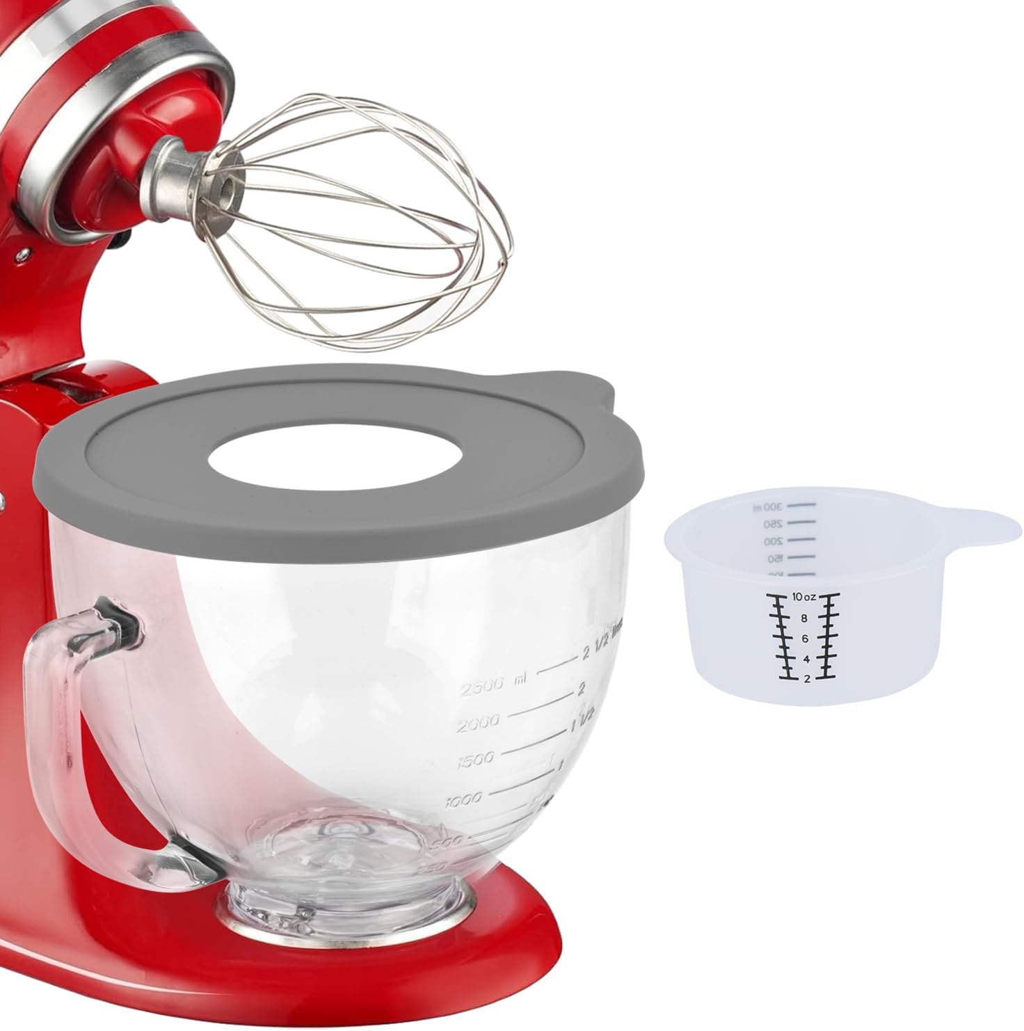 5 QT Glass Bowl with Lid Z3552