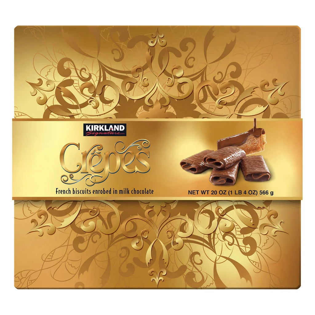 Crepes French Biscuits in Milk Chocolate 20 oz K557
