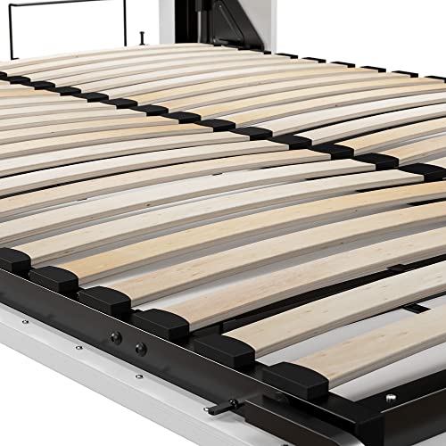 Bark Grey Full Murphy Bed with Drawers W353