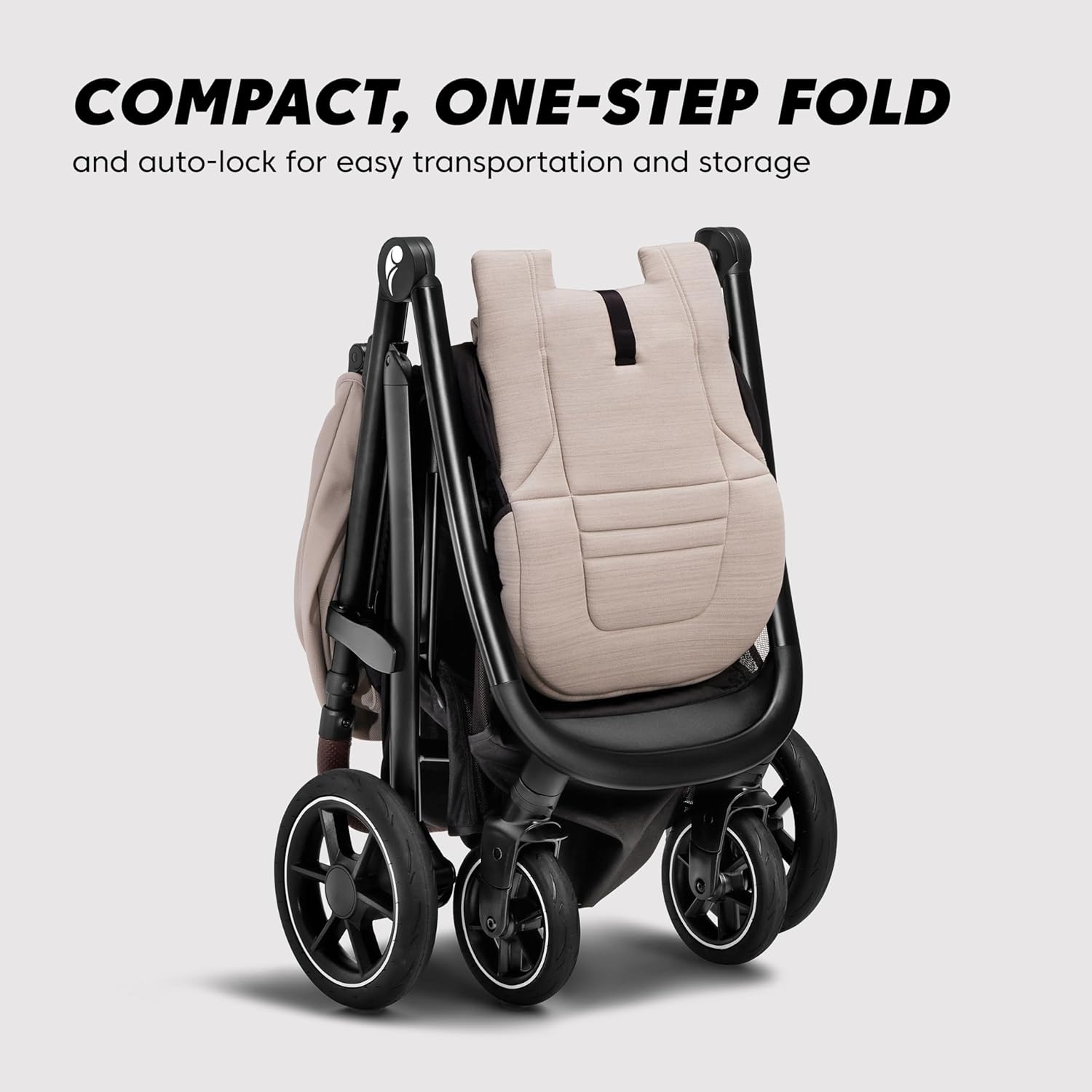 Lightweight Stroller with All-Terrain Wheel Suspension and Compact Fold N1785