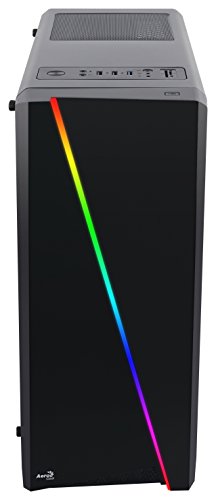 Black Mid Tower with Acrylic Side Window T37746