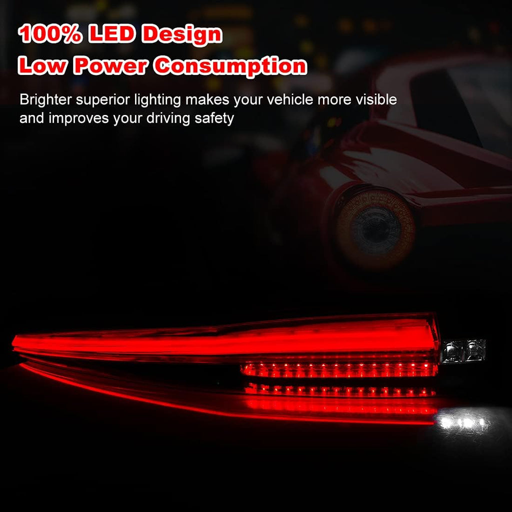 Clear LED Tail Lights Assembly for Cadillac Escalade ESV W392