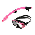 Black and Pink Kids Scuba Diving Snorkel Set U878681