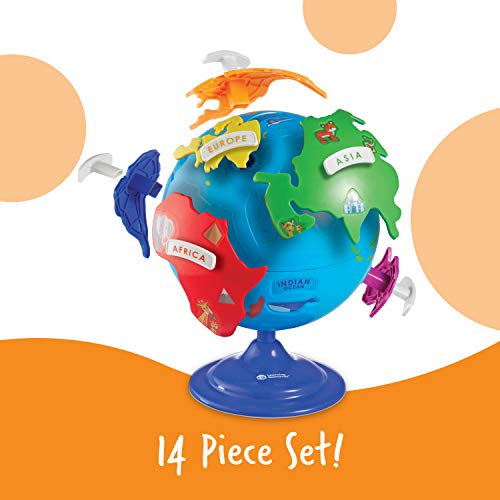 14 Pieces Puzzle Globe U6293