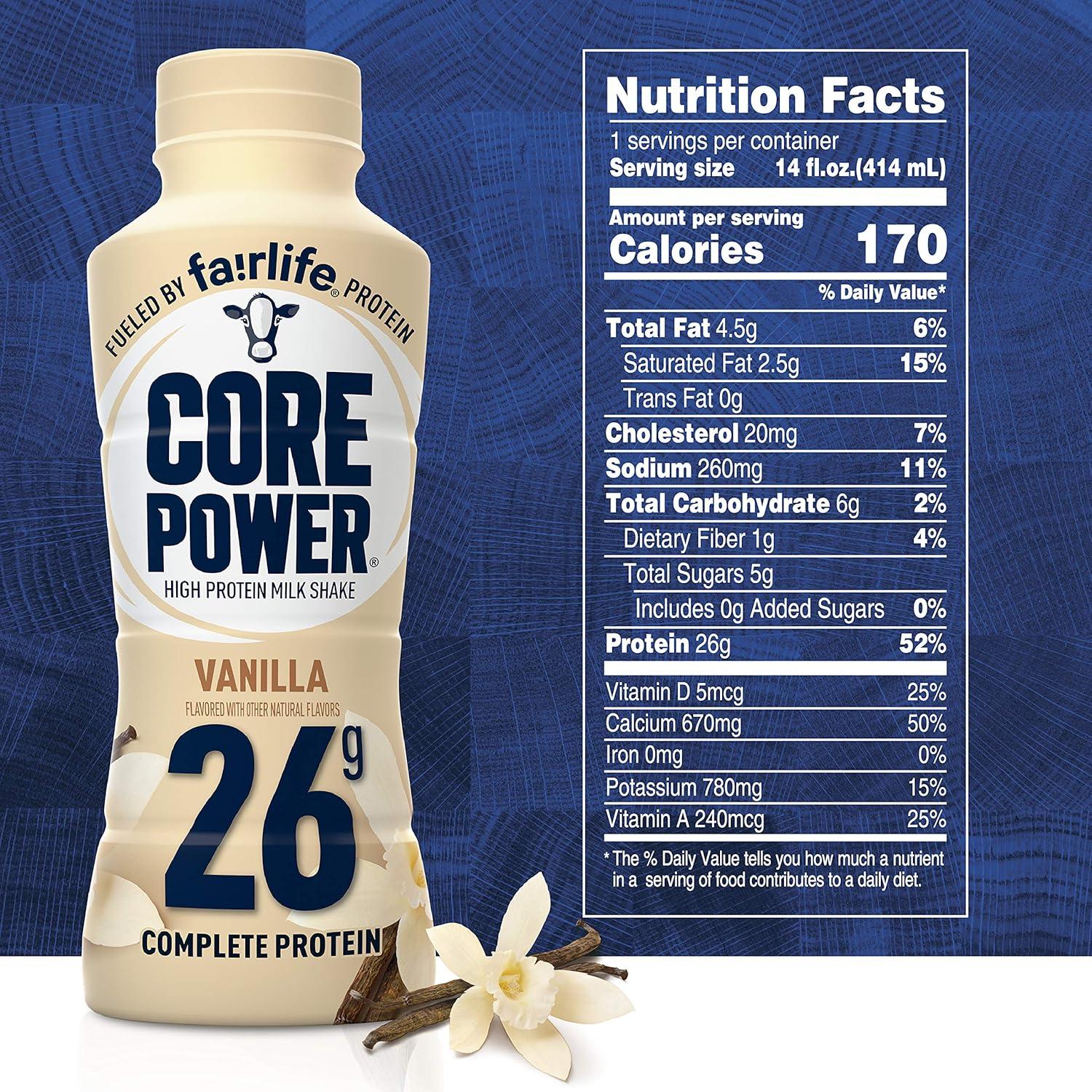26g Protein Vanilla Shake 14 fl oz Y64634
