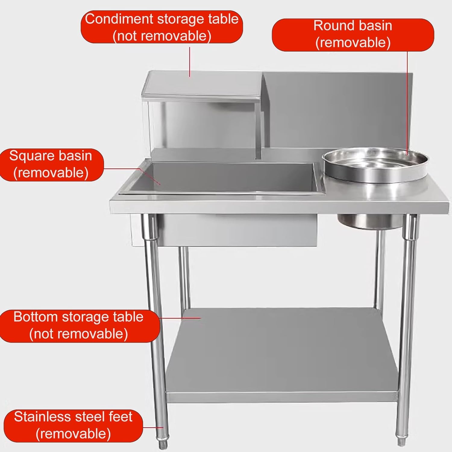 Stainless Steel Breading Table Q3129