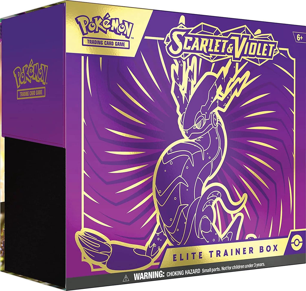 Purple Elite Trainer Box with Booster Packs F540