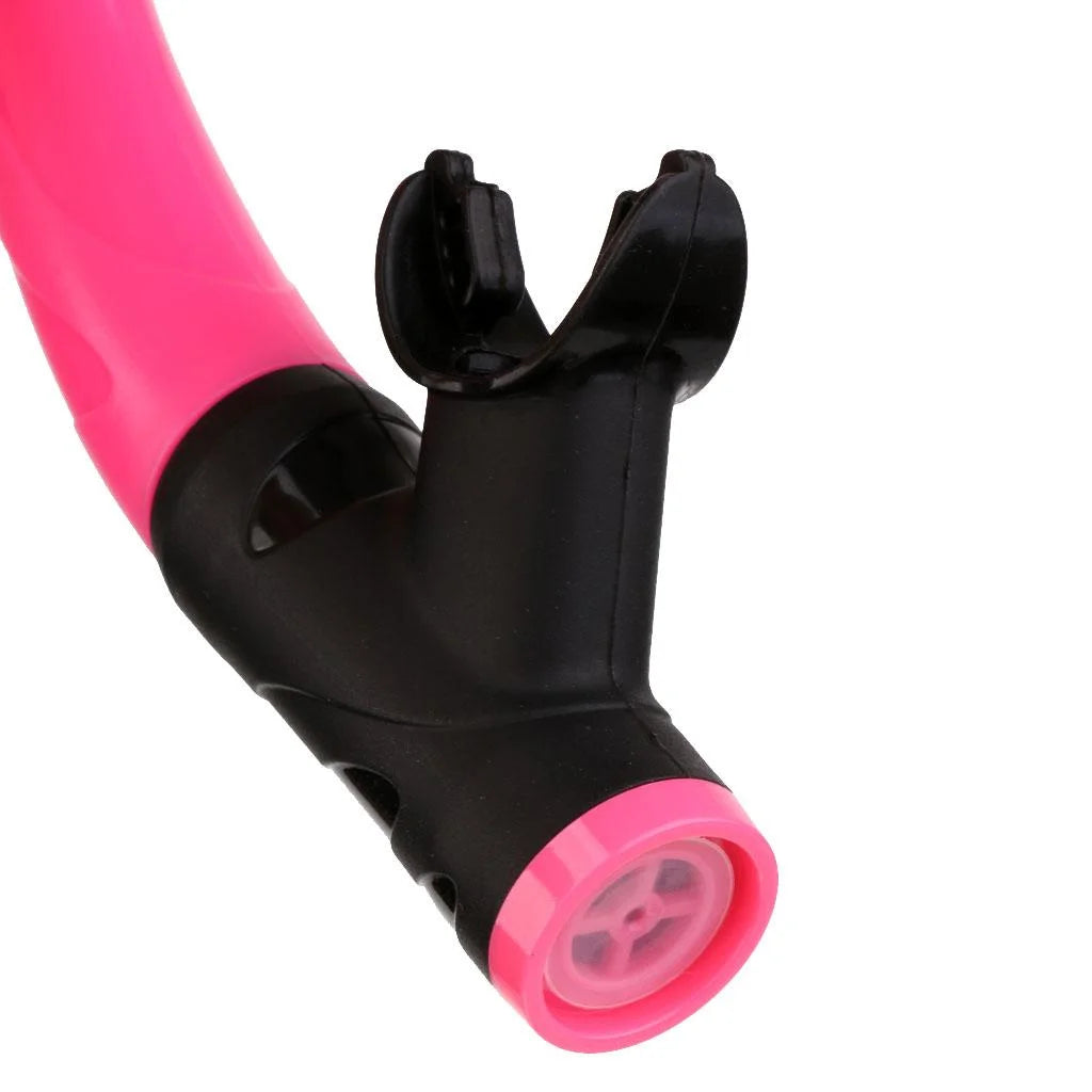 Black and Pink Kids Scuba Diving Snorkel Set U878681