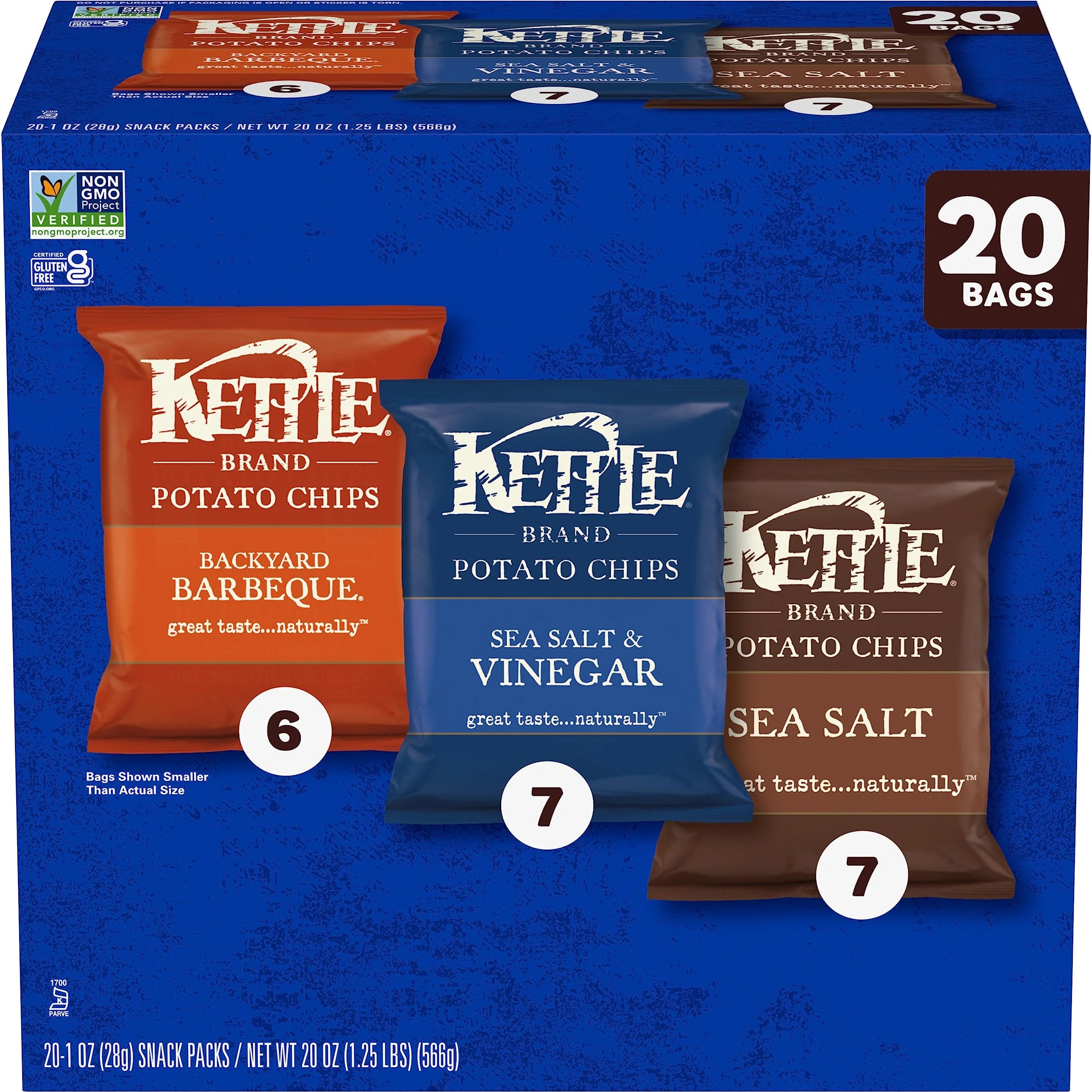 20 Ct 1 Oz Potato Chips Variety Pack A760