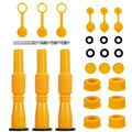 33 Pcs Gas Can Spout Replacement Kit with Flexible Nozzles and Screw Collar Caps O9854