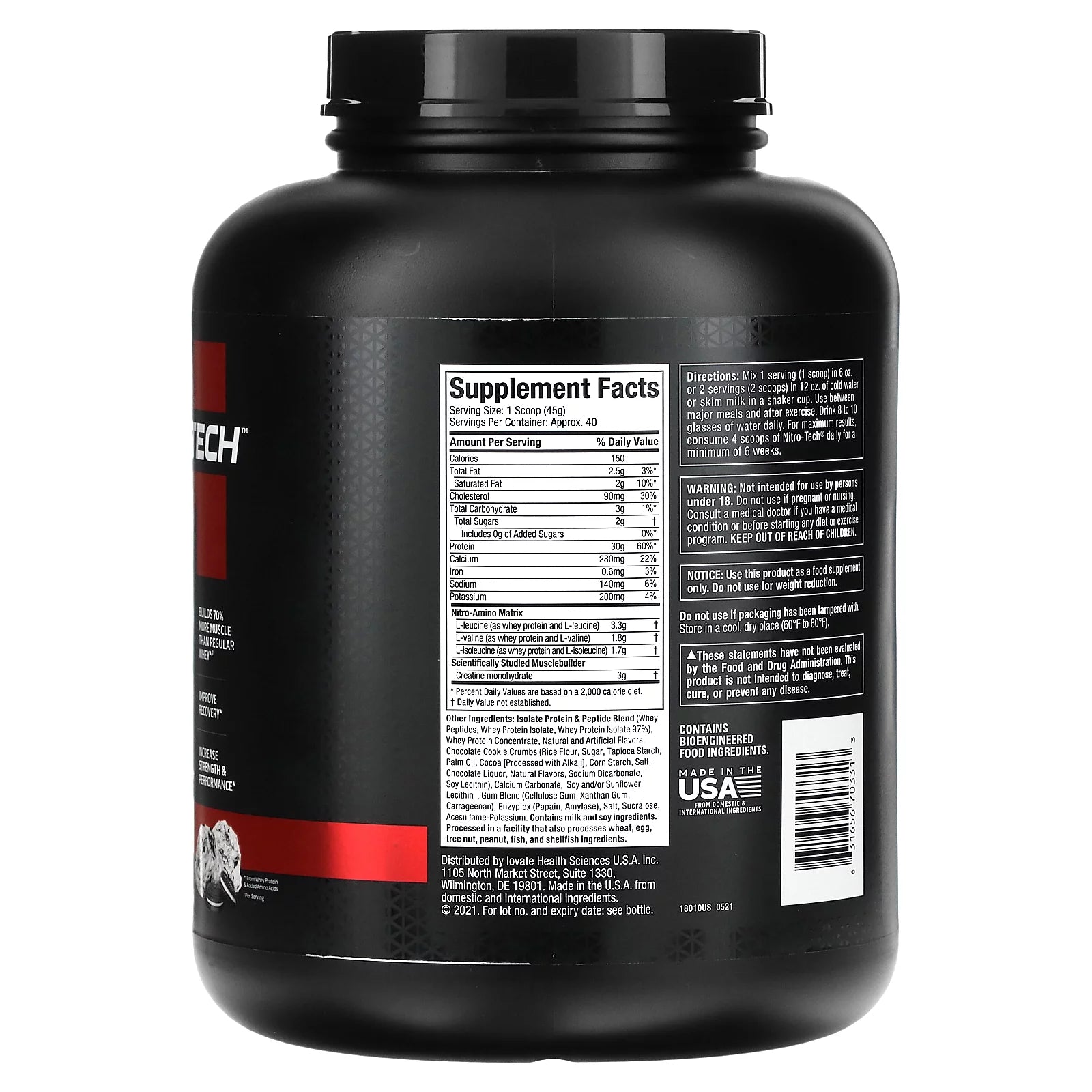 Cookies and Cream Whey Protein 4 lbs V465